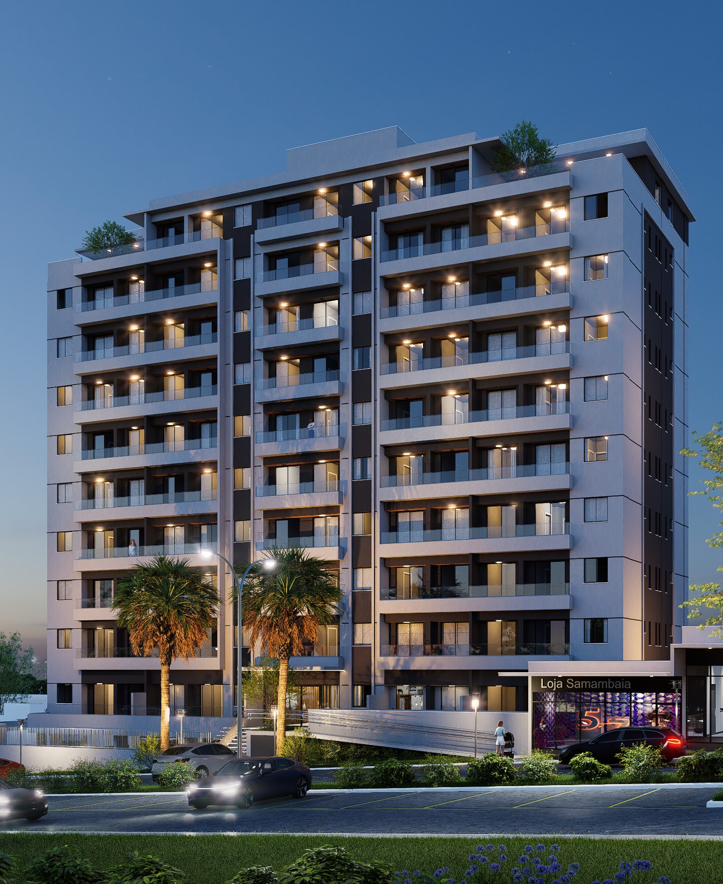 Edifício residencial real